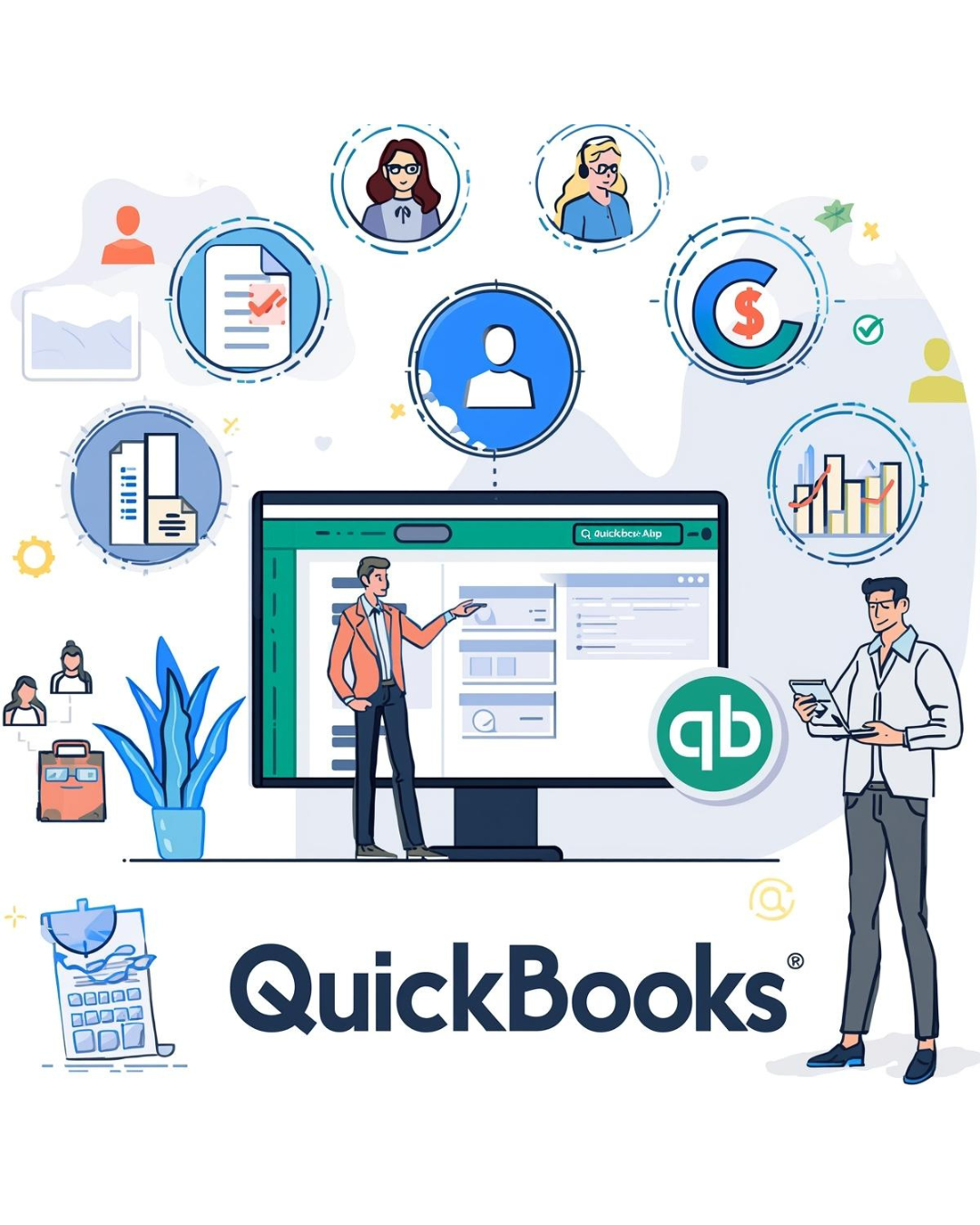 QuickBooks setup and support services for small businesses across the USA